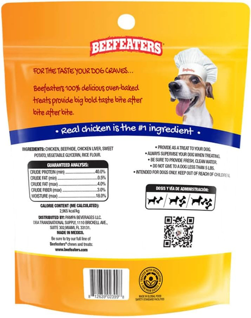 Beefhide Kabobs 12Oz – Dog Treat. Triple Flavor with Real Chicken, Liver & Sweet Potato, Long-Lasting Chew, Supports Dental Health, Ideal for Training