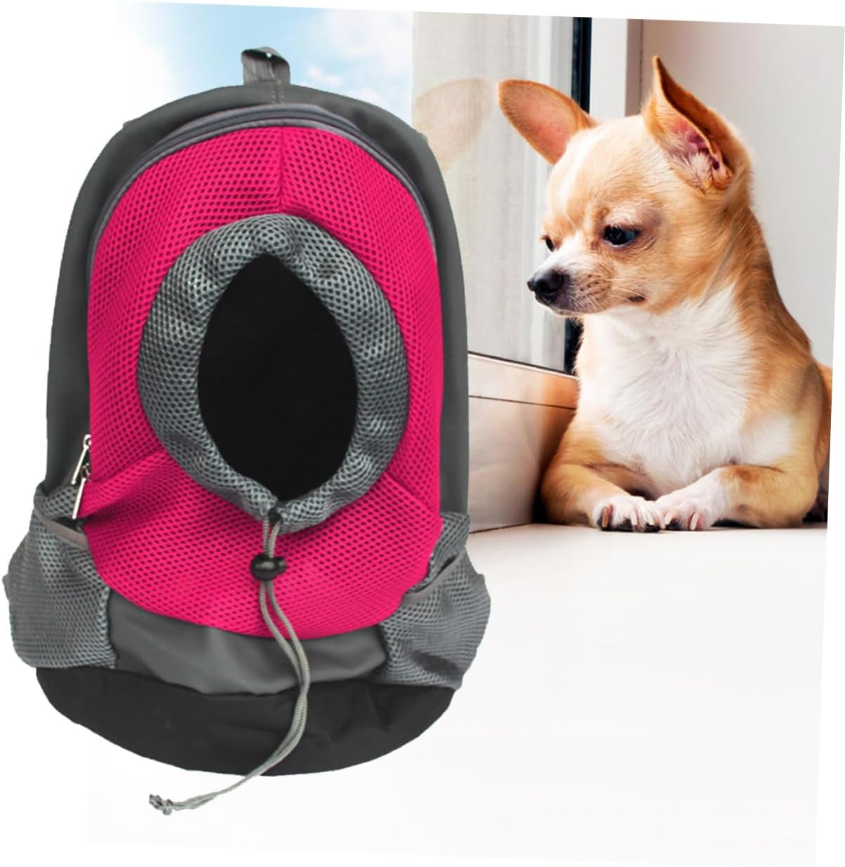 2Pcs Pet Cage Dog Bag Portable Pet Products for Dogs Pet Chest Bag Pet Carrier Cat Front Bag Dog Backpack Carrier Pet Supplies Pet Dog Front Bag Pet Box the Dog Travel