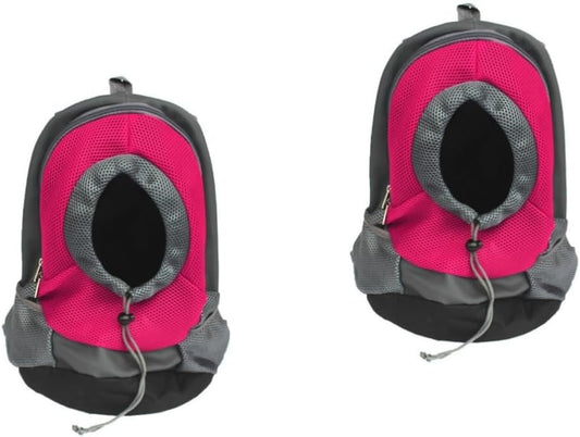 2Pcs Pet Cage Dog Bag Portable Pet Products for Dogs Pet Chest Bag Pet Carrier Cat Front Bag Dog Backpack Carrier Pet Supplies Pet Dog Front Bag Pet Box the Dog Travel